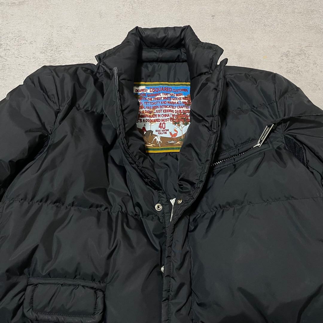 美品 DSQUARED2 ディースクエアード　ダウンジャケット　黒　サイズ40