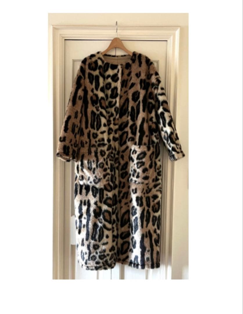 サードマガジン　レオパードリバーシブルコート