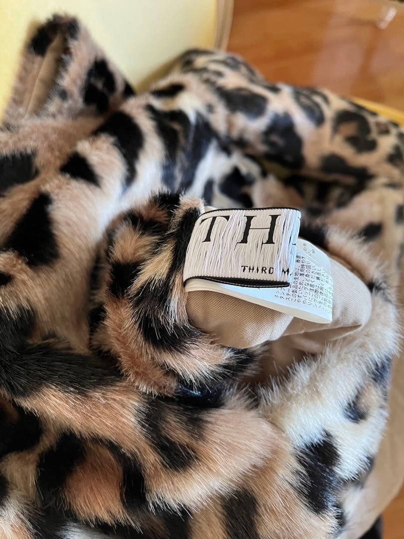 サードマガジン　レオパードリバーシブルコート