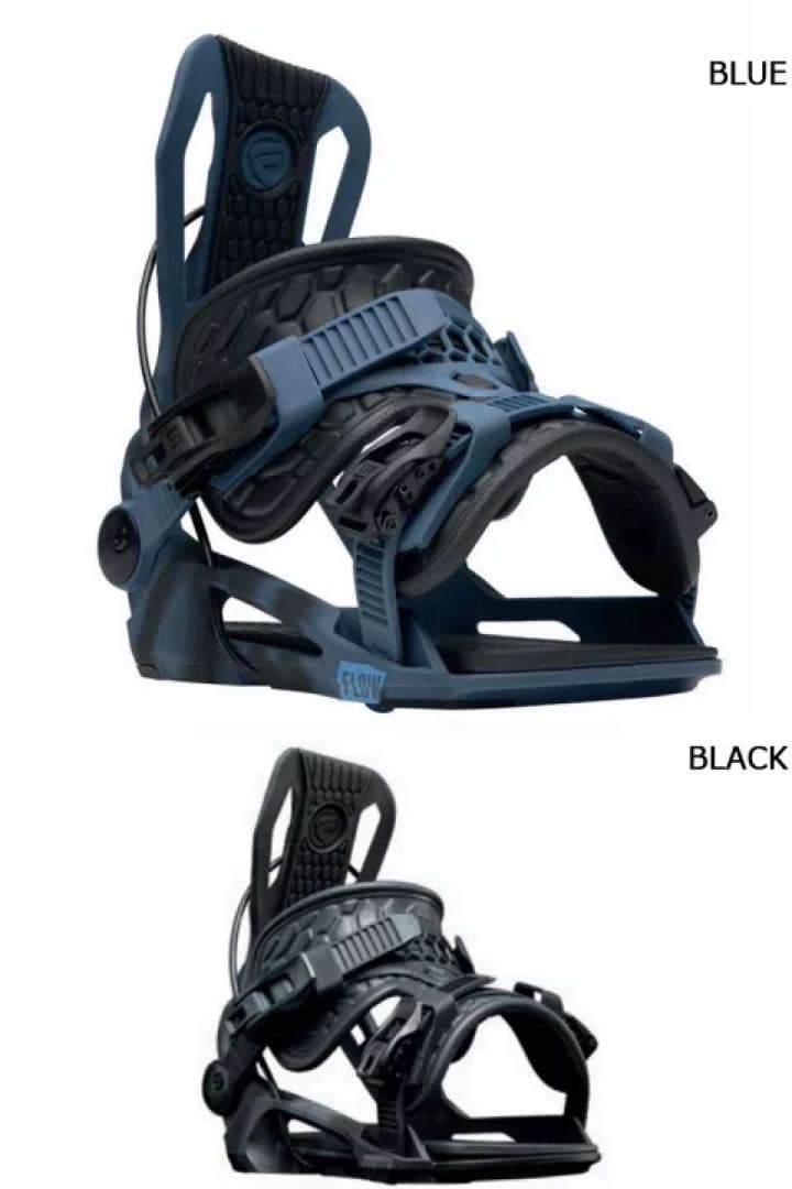 つ*ー様 FLOW/フロー FENIX-PLUS Lサイズ青 スノーボードバイン