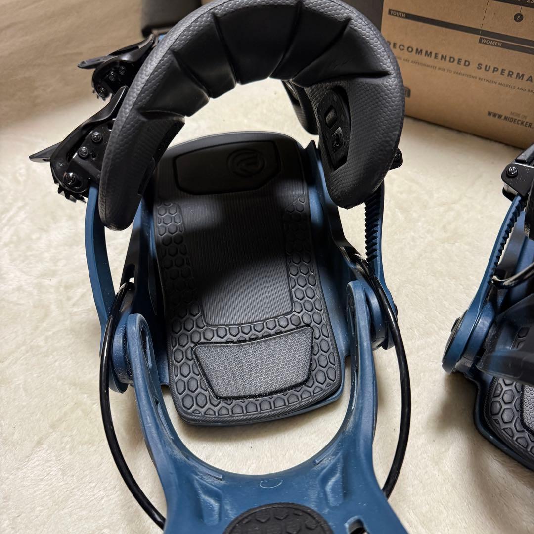 つ*ー様 FLOW/フロー FENIX-PLUS Lサイズ青 スノーボードバイン