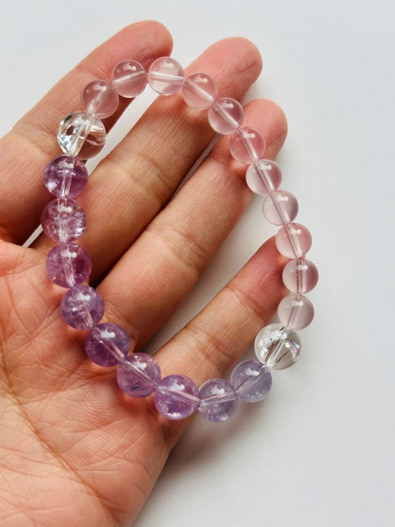 ユニドロブレスレット　パープル系