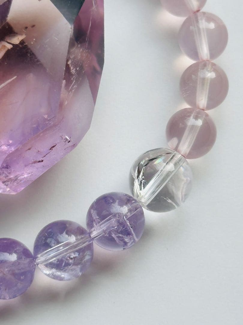 ユニドロブレスレット　パープル系