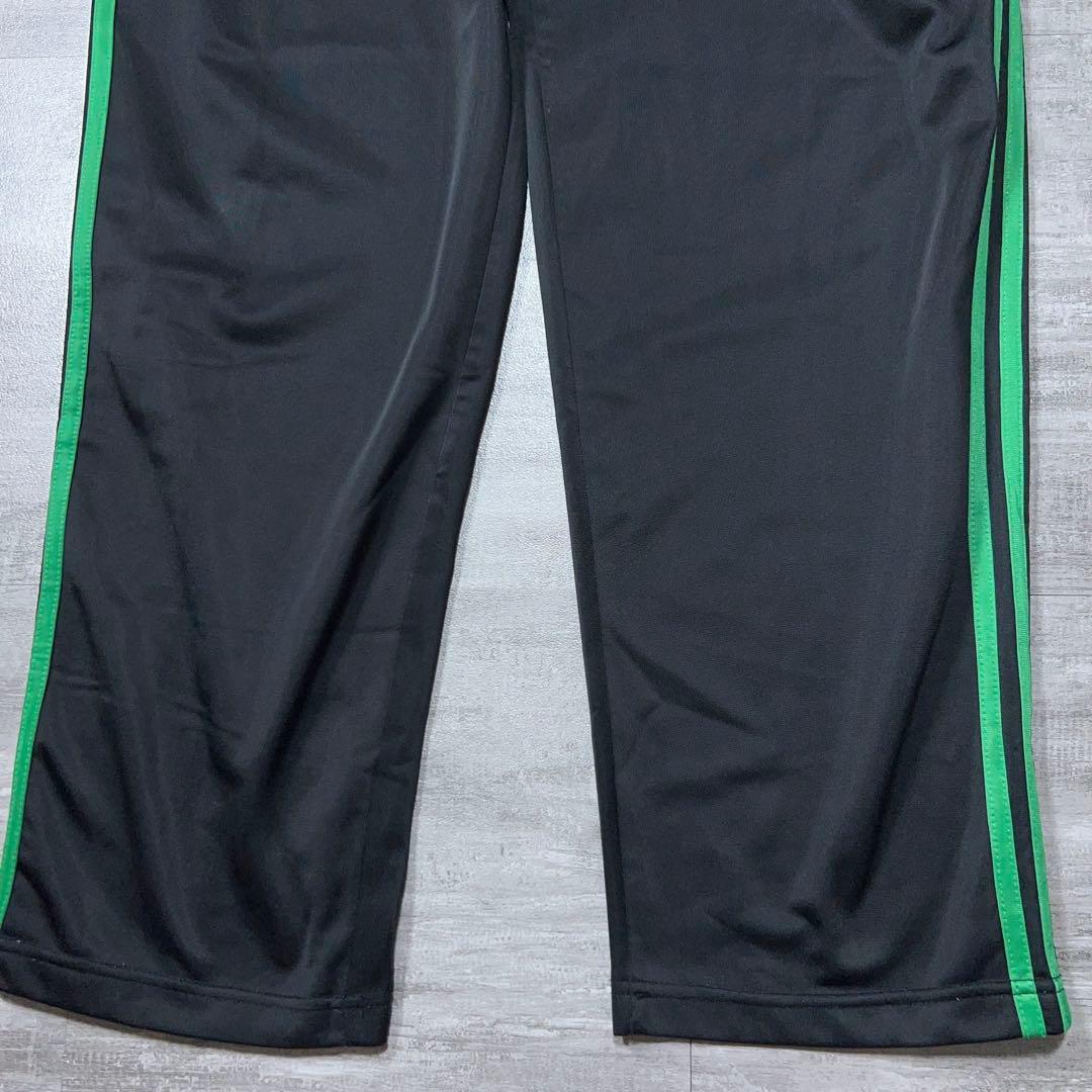 レアカラー アディダス ファイヤーバード ジャージ セットアップ 上下 L 黒緑