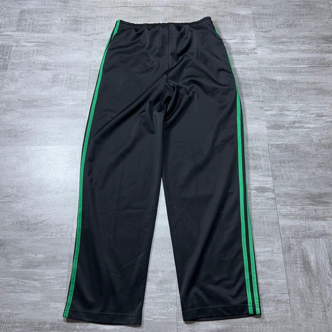 レアカラー アディダス ファイヤーバード ジャージ セットアップ 上下 L 黒緑