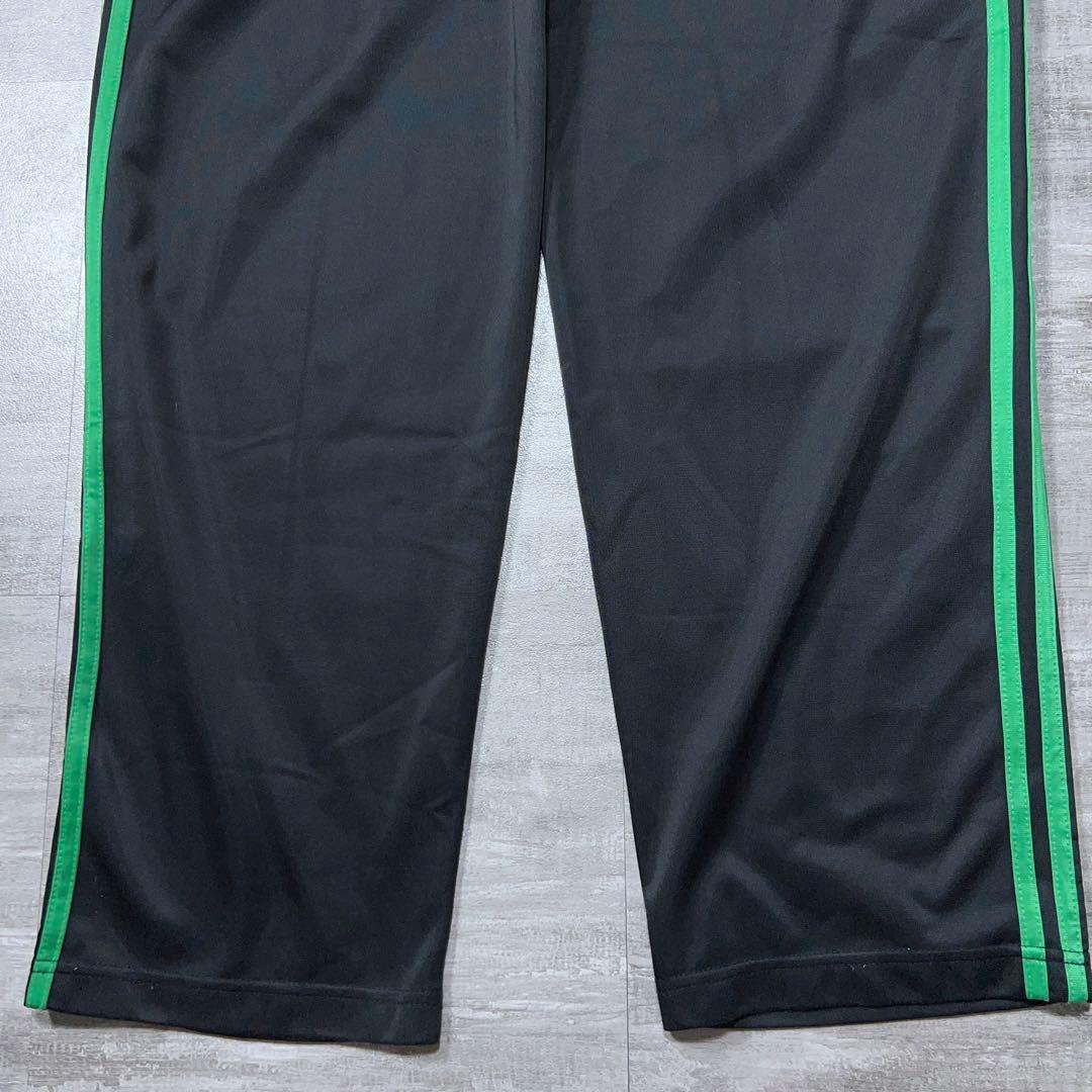 レアカラー アディダス ファイヤーバード ジャージ セットアップ 上下 L 黒緑