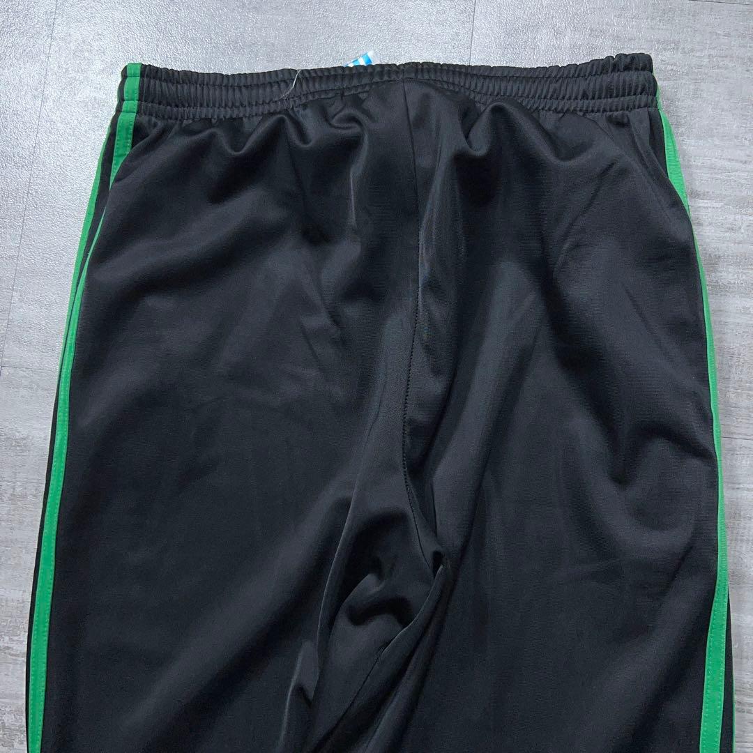 レアカラー アディダス ファイヤーバード ジャージ セットアップ 上下 L 黒緑