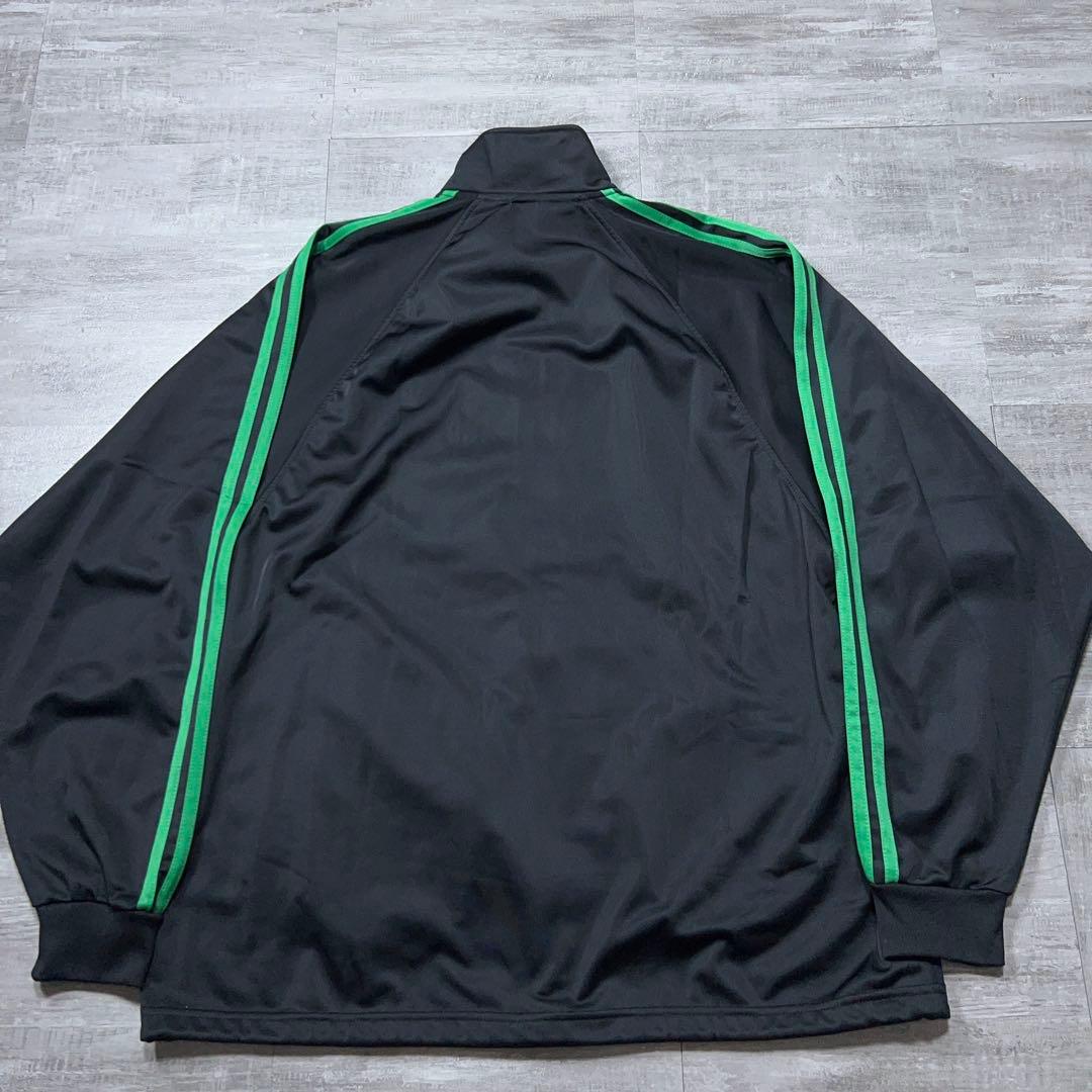 レアカラー アディダス ファイヤーバード ジャージ セットアップ 上下 L 黒緑
