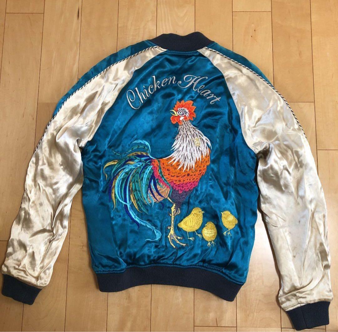 BRU NA BOINNE Chicken Heart 刺繍スカジャン