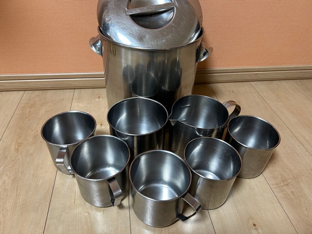 業務用ステンレス容器　キッチンポット　8個セット