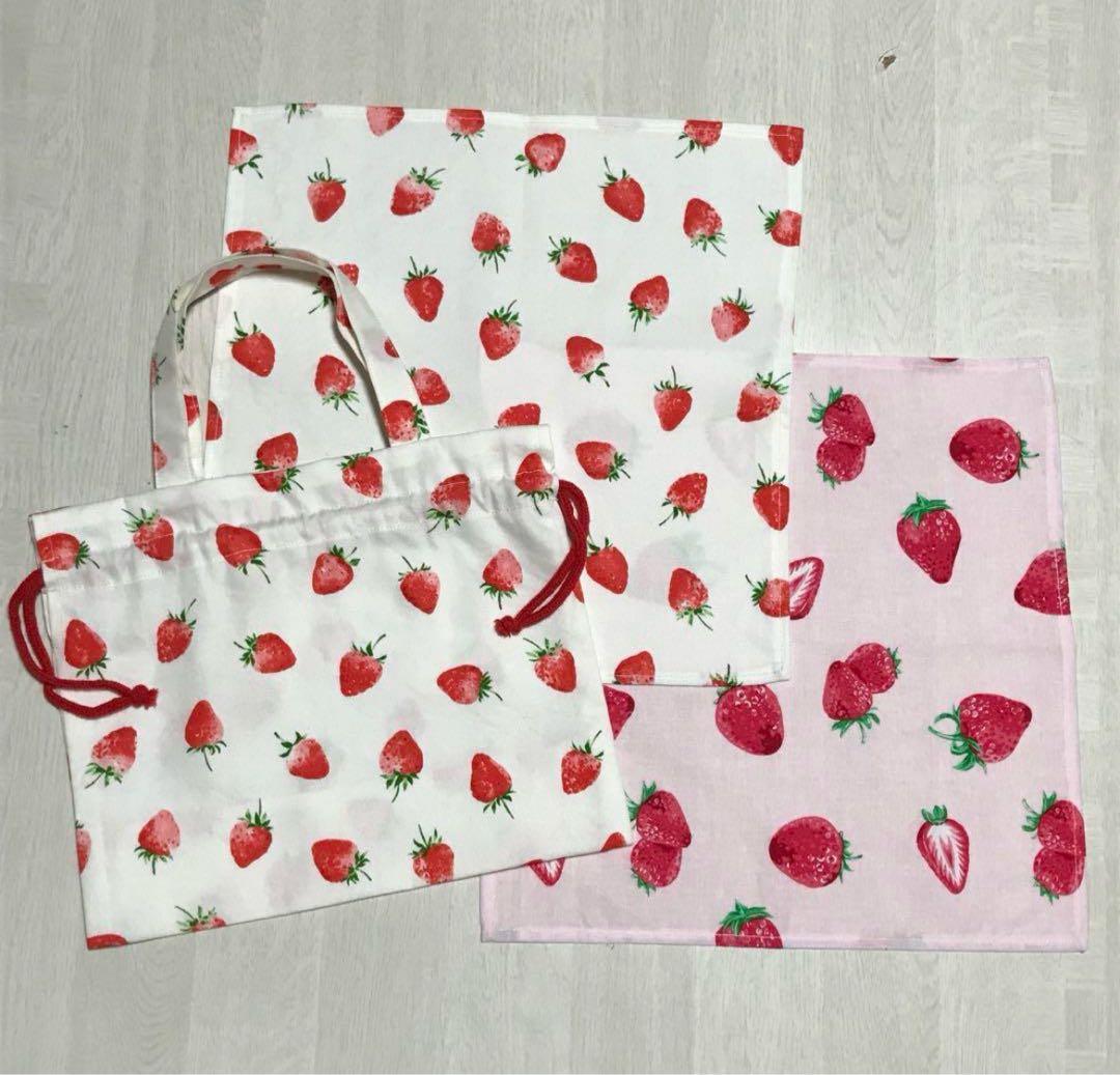 ハンドメイド　オーダー　巾着袋　ランチョンマット　レッスンバック　など