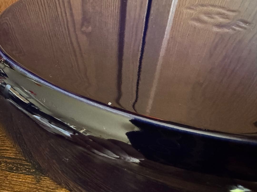 Staubストウブ　フィッシュシグネチャーオーバルホットプレート　グランブルー