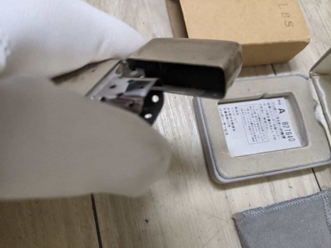 ZIPPO ジッポー1992 スターリングシルバー ライター 喫煙具