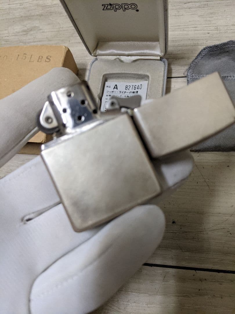 ZIPPO ジッポー1992 スターリングシルバー ライター 喫煙具