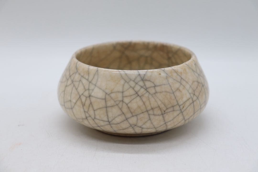 中国　清時代　哥釉香炉　木箱入　送料込み251011