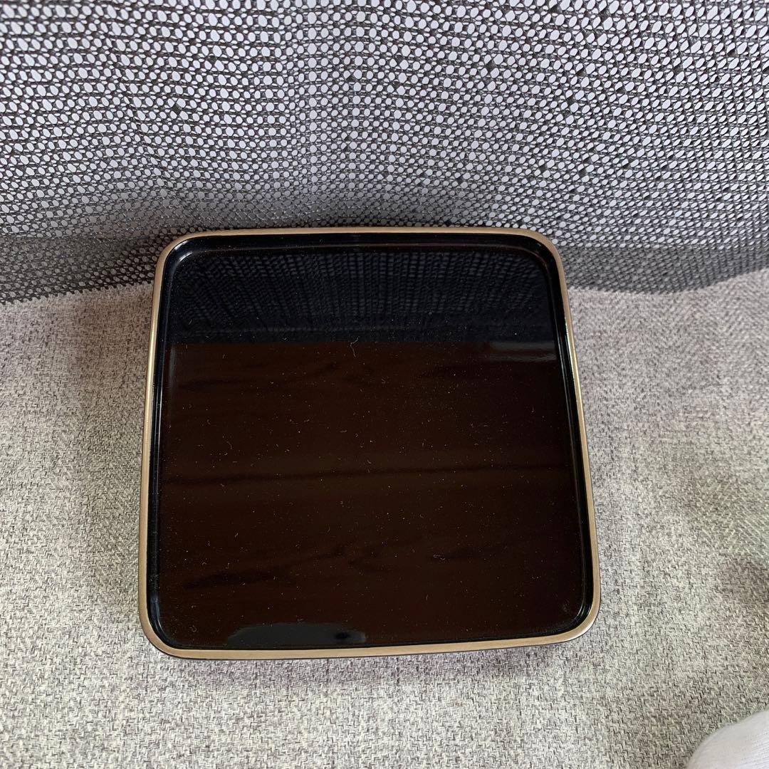 輪島塗　銘々皿　菓子皿　角皿　銘々盆　トレイ　トレー