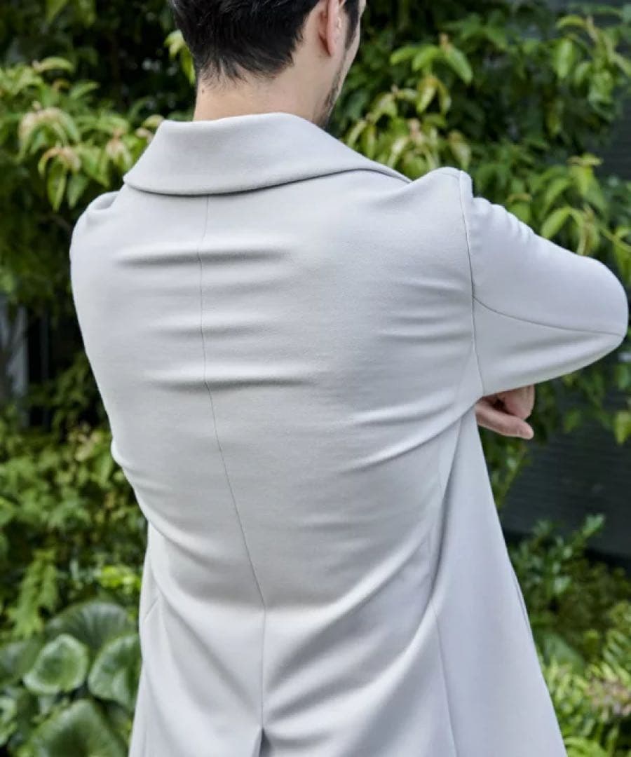 TETE HOMME ダウンファブリックコート／テットオム グレー　LL