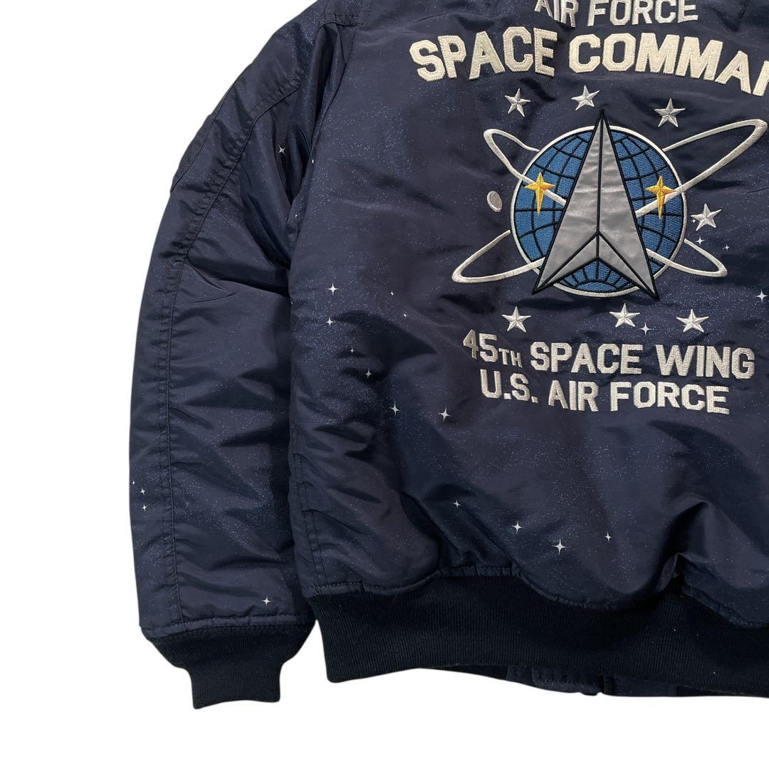【たいき】AVIREX エアフォース スペースコマンド フライトジャケット