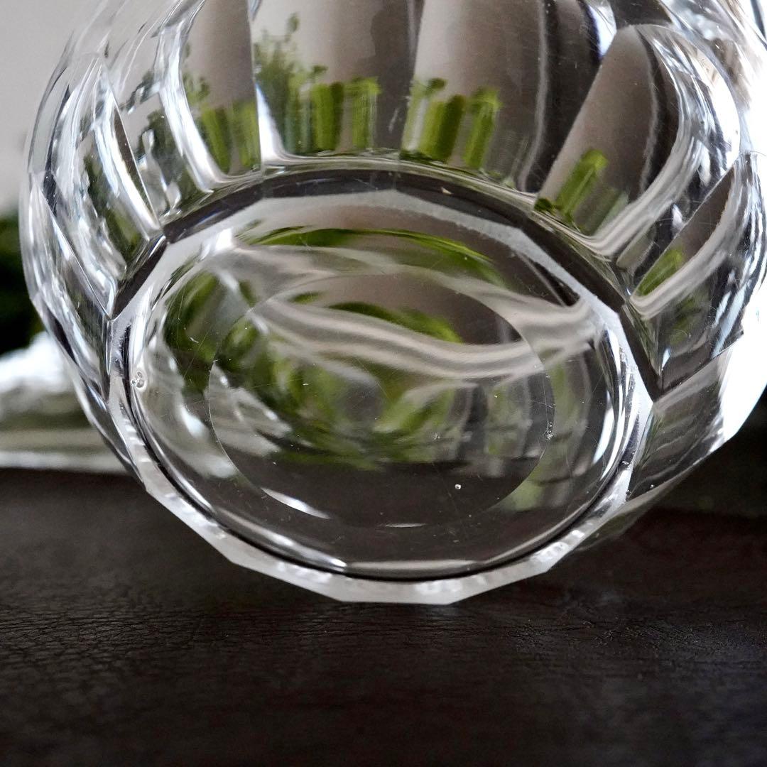 オールド サンルイ ボンボニエール★シュガーボウル 美品アンティーク クリスタル