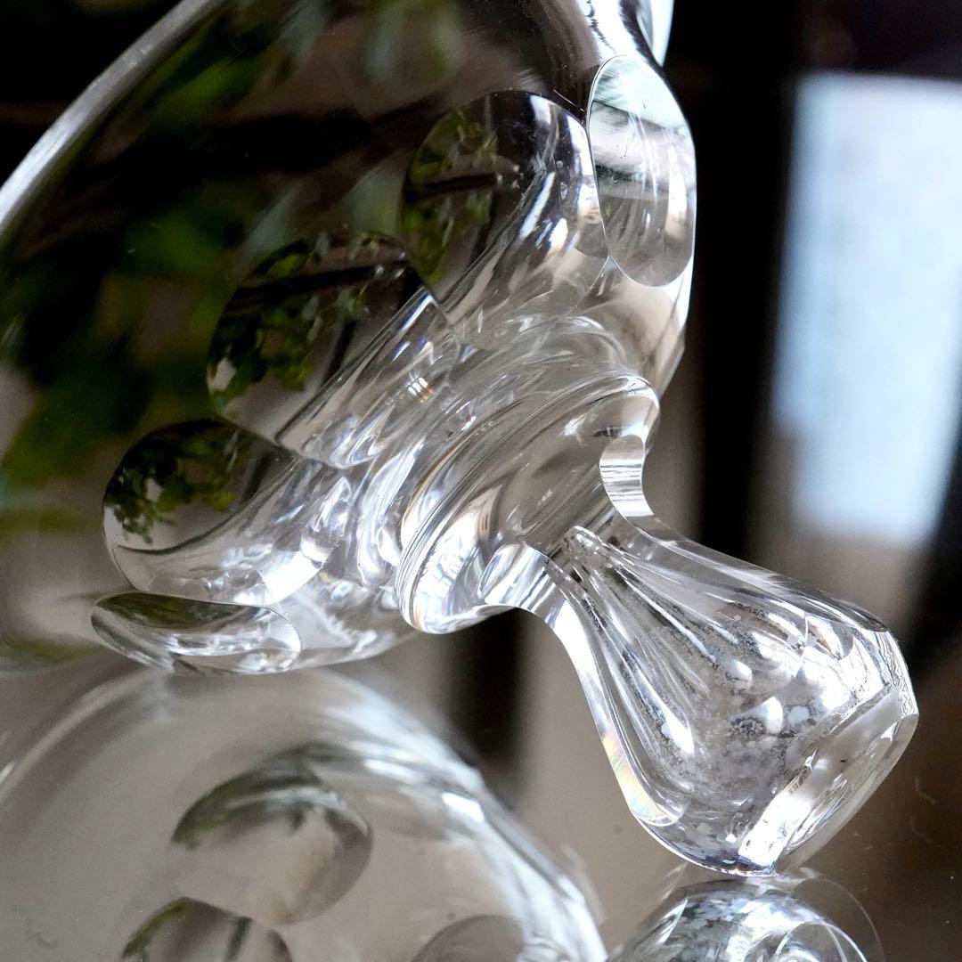 オールド サンルイ ボンボニエール★シュガーボウル 美品アンティーク クリスタル