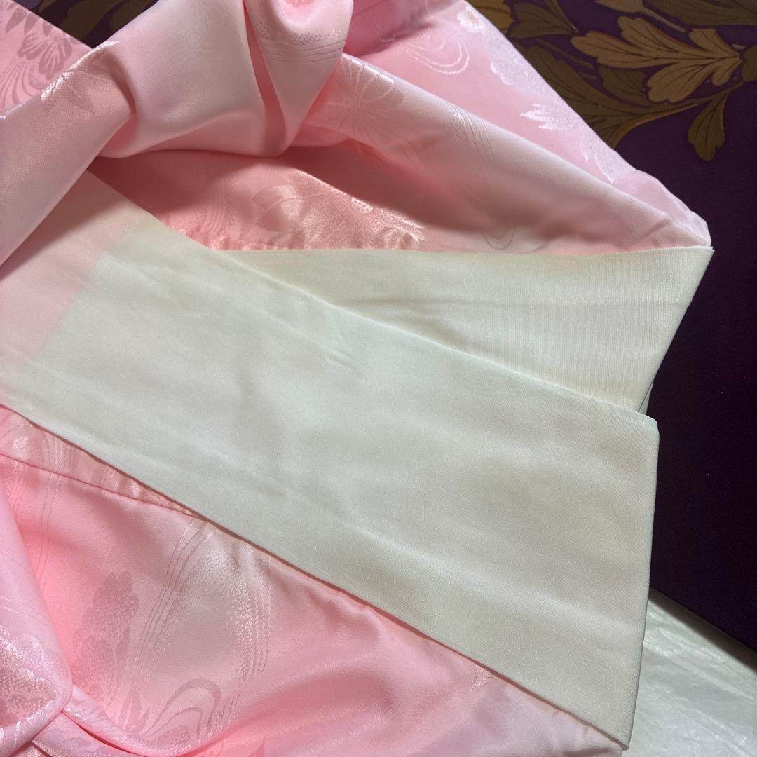 のあたん様 アンティーク風モダン　紫に牡丹の花　振袖　長襦袢付き