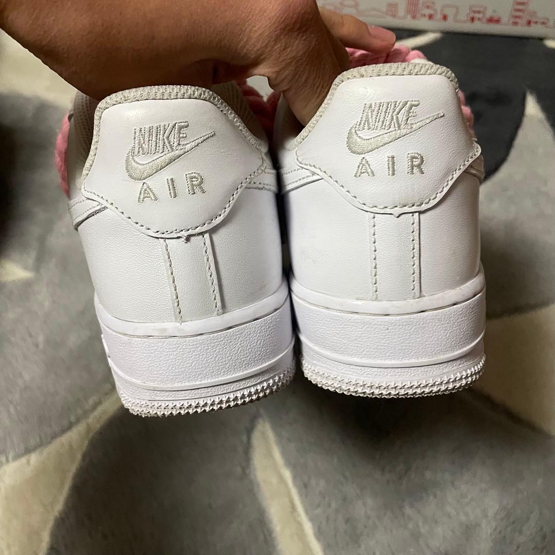 NIKE Air force 1 ホワイト ロープシューレース
