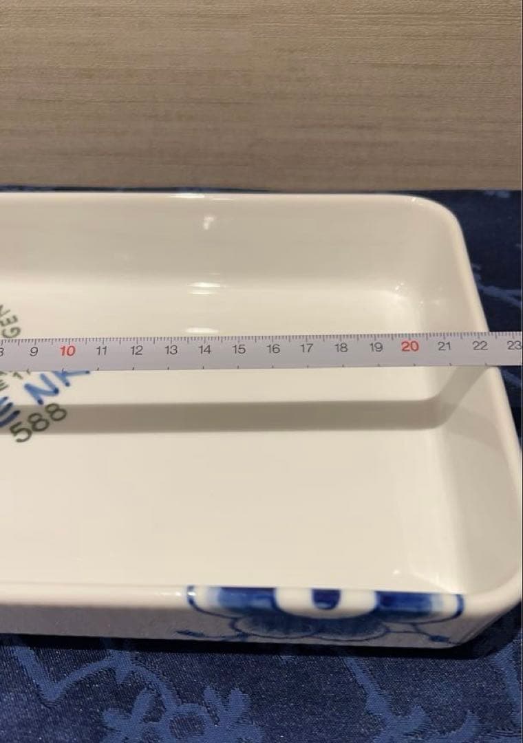 美品◼️ロイヤルコペンハーゲン ブルーフルーテッド メガ オーブンウェア スクエア