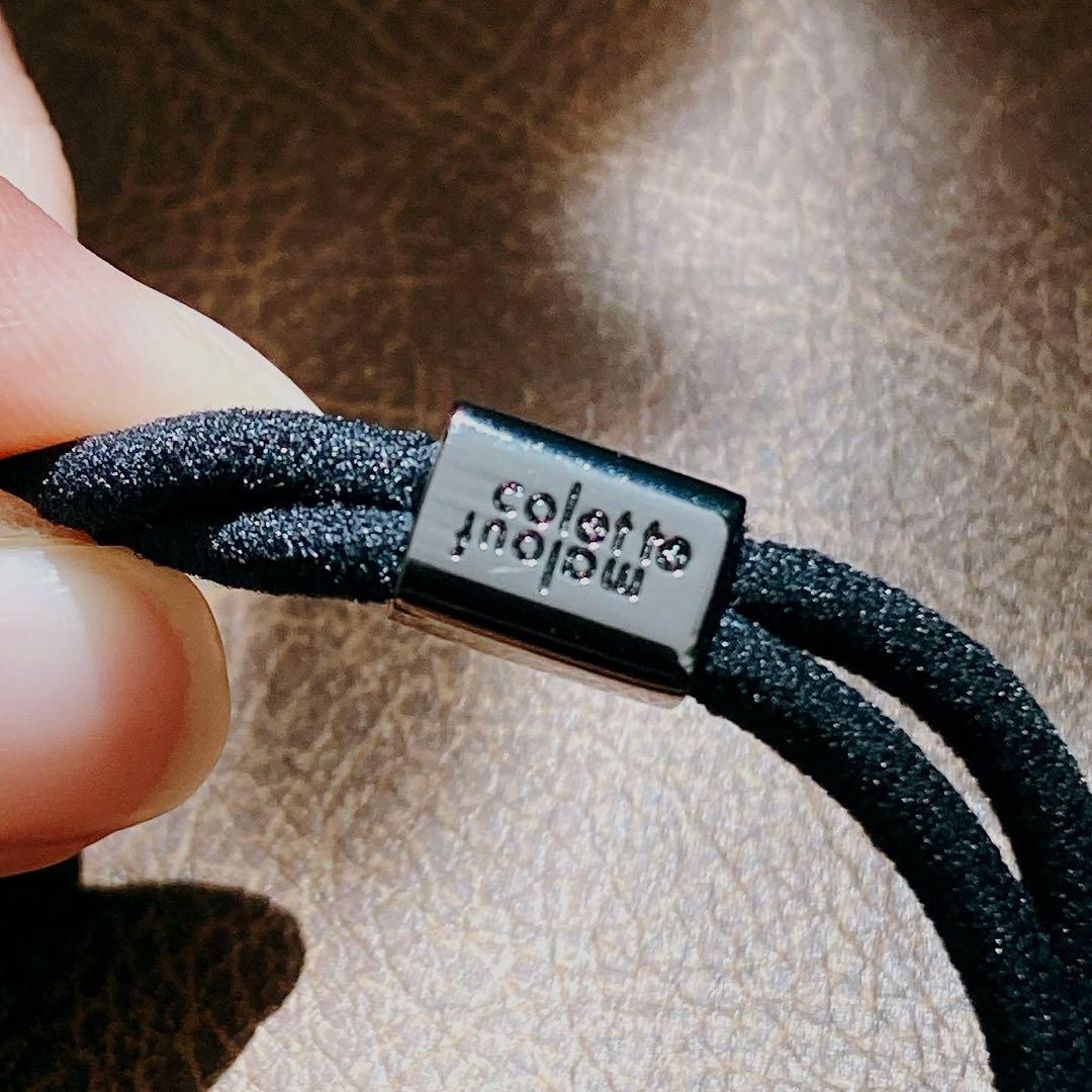 【新品】 コレットマルーフ グラスポニー 誕生石 赤 ゴールド 箔 ヘアゴム