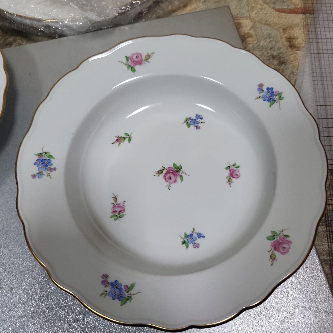 マイセン　小花散らし　スーププレート　6枚セット