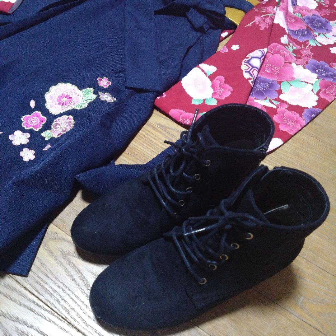 MK120★アリサナ★赤色花柄袴＆紺花刺繍袴