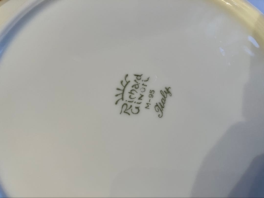 ジノリ　ベッキオホワイト　19.5デザートプレート×6