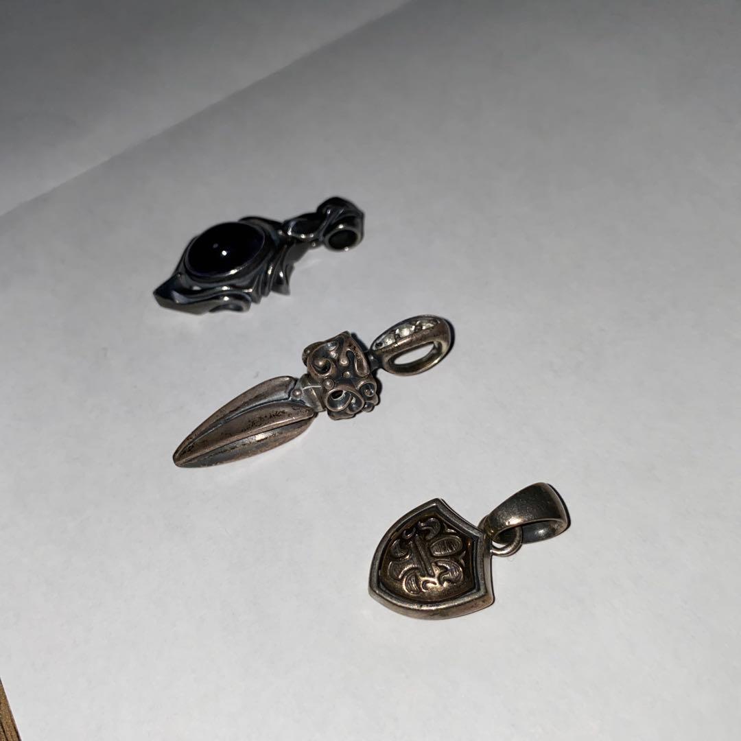 シルバー925 ペンダントトップの3点セット