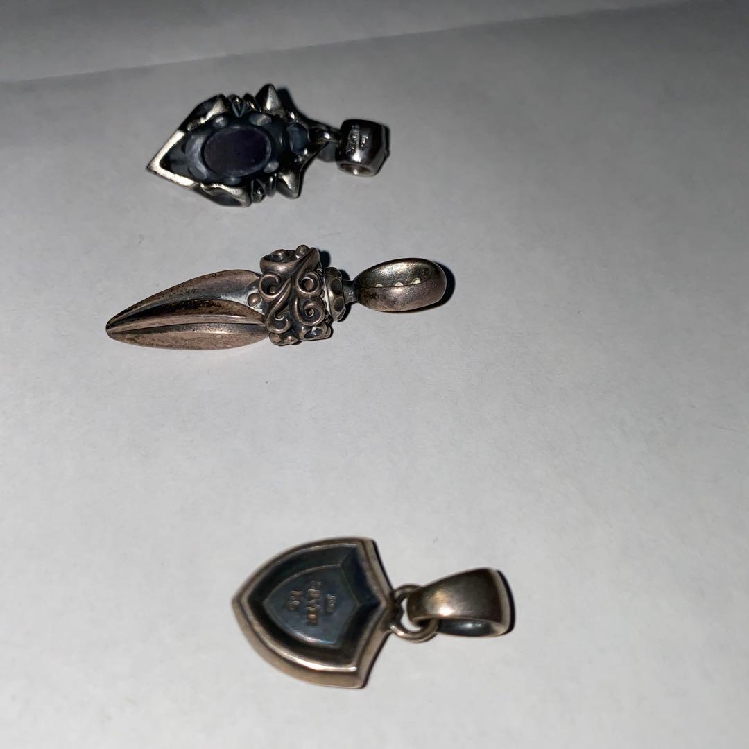 シルバー925 ペンダントトップの3点セット