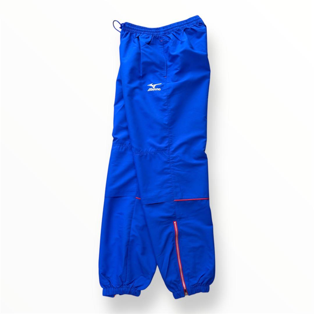 ミズノ ウィンドブレーカー 上下 セットアップ ジャージ ブルー L/Oサイズ