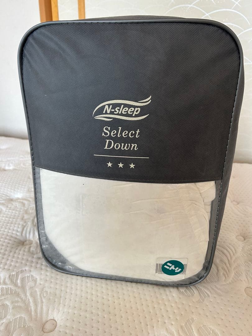 ニトリ/羽毛布団/カルフワウモウブトン/シングルサイズ