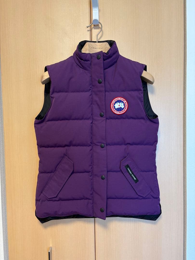   ダウンベスト パープル