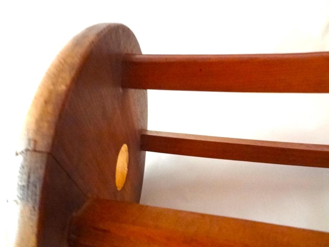 アンティーク　椅子　組紐台　木製品　天然素材　ヴィンテージ　古道具　昭和レトロ