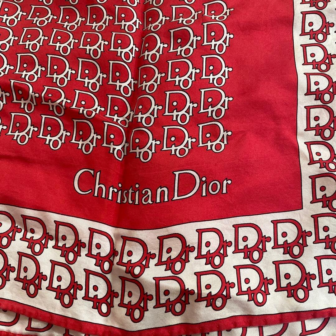 Christian Dior ロゴパターン スカーフ