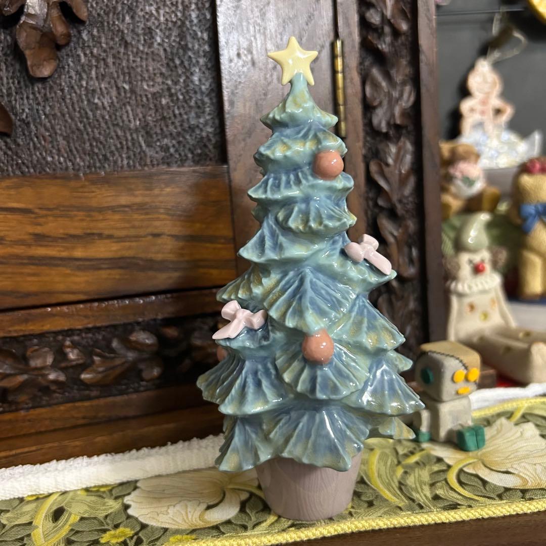 リヤドロ　クリスマスツリー　陶器　LLADRO 置物 雑貨
