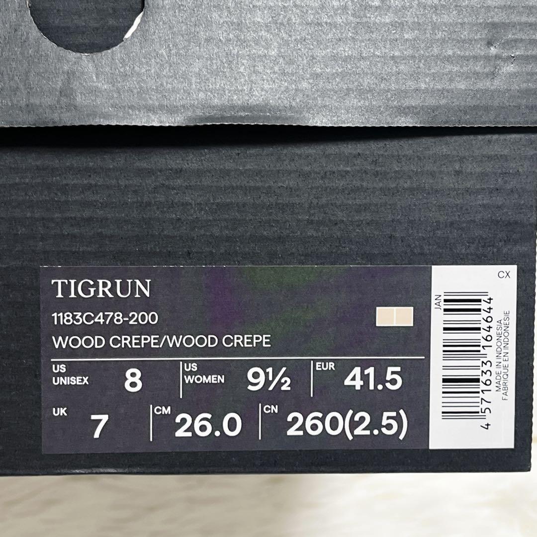 《タグ付き新品》 MOMO着用 オニツカタイガー TIGRUN 26cm