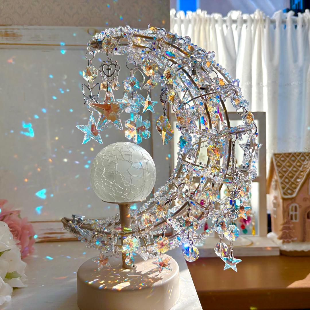 みるくみるく✩.*˚ ライトスタンド✩SWAROVSKIサンキャッチャー