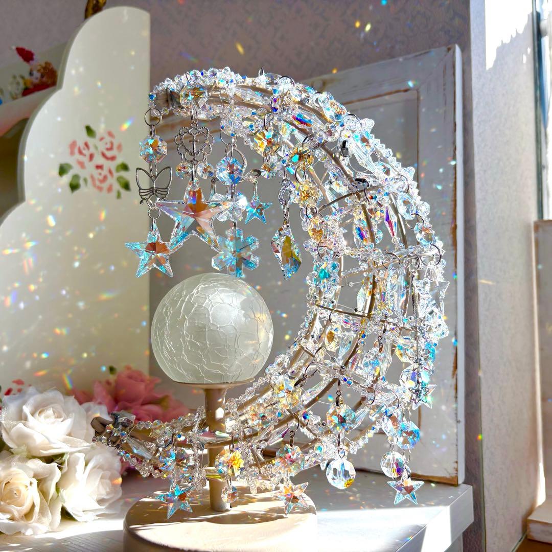 みるくみるく✩.*˚ ライトスタンド✩SWAROVSKIサンキャッチャー