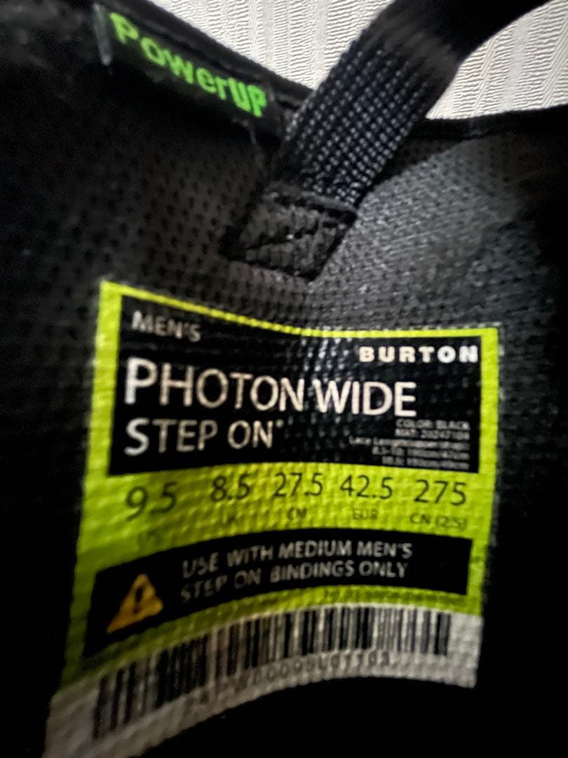 Burton Photon Wide Step On ブーツ ビンディングセット