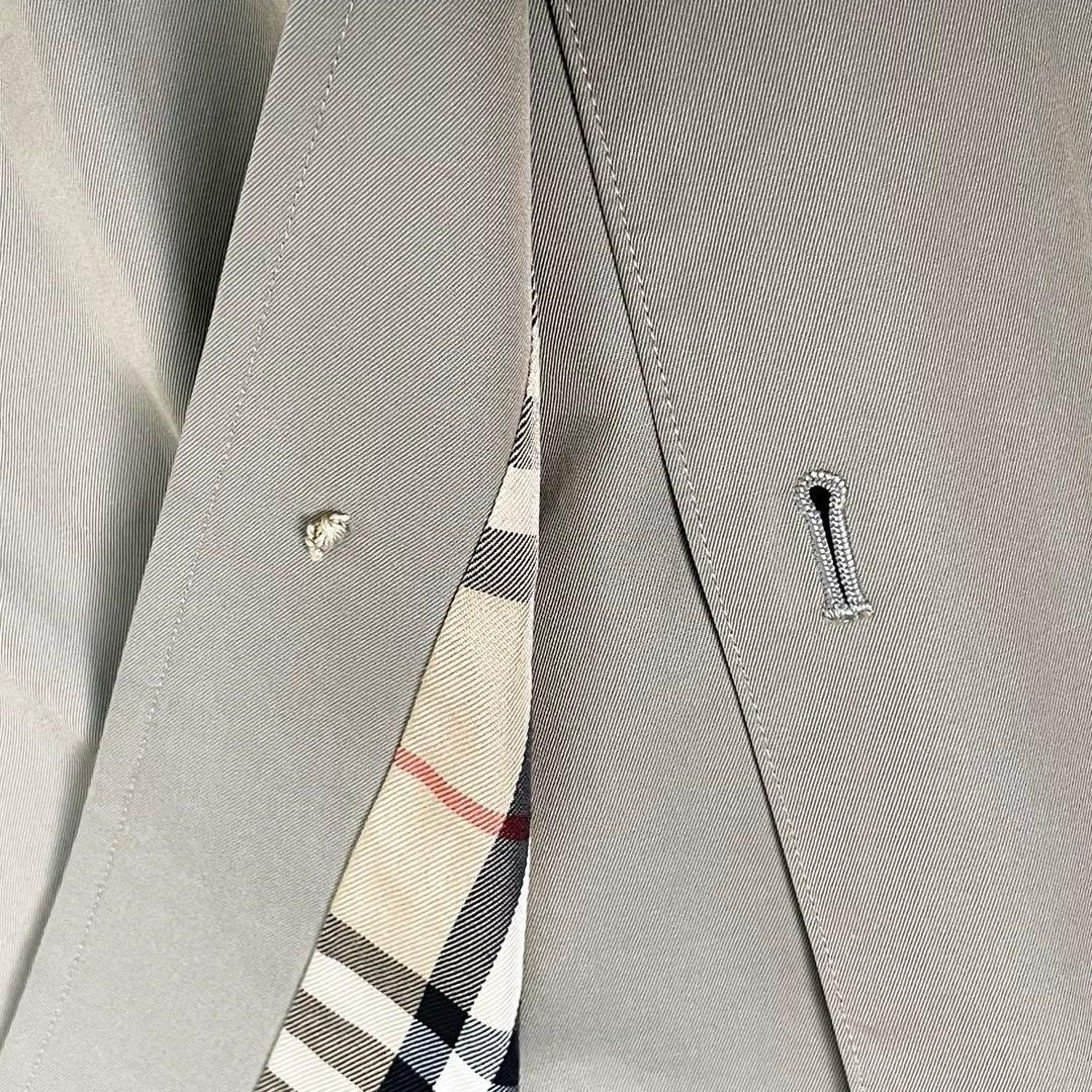 BURBERRY バーバリー ステンカラーコート ノバチェック 90年代 玉虫色