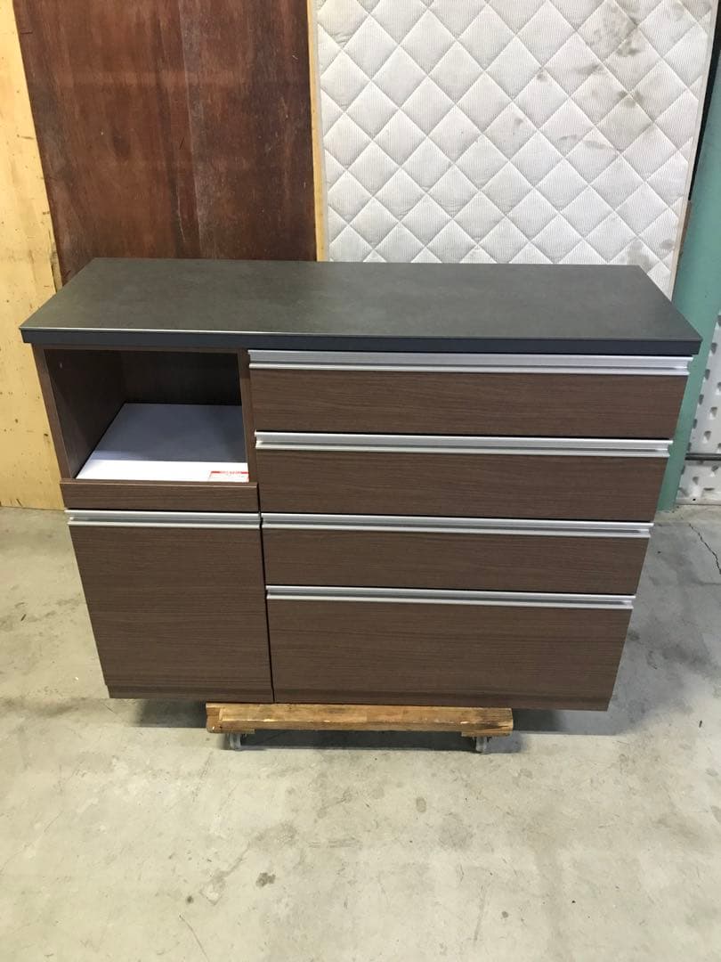 美品☆ 定価約11万 ニトリ レガーレ レンジボード レンジ台 セラミック天板