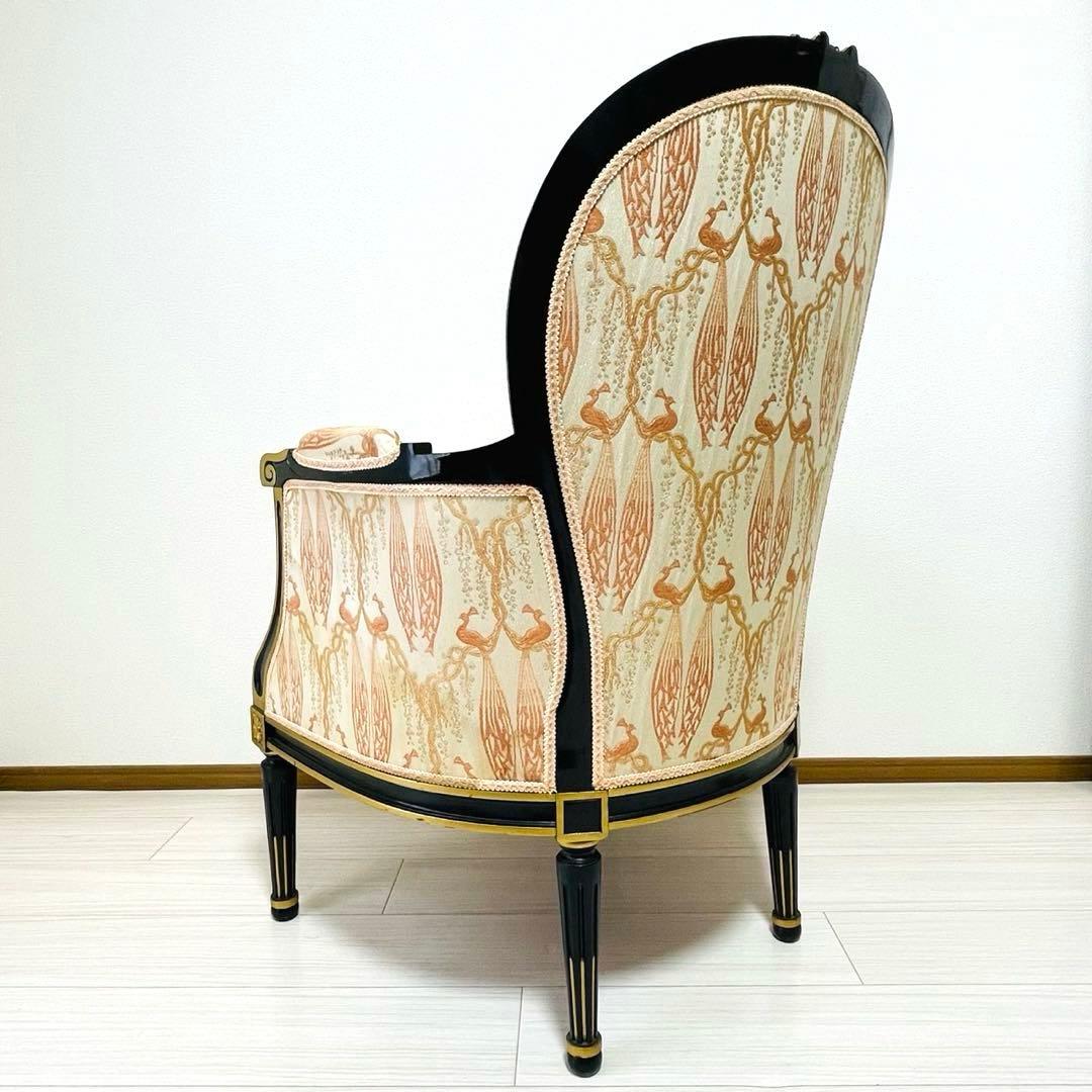 最高級　メローニフランチェスコ　ロココ様式　一人掛けチェア　イタリア製