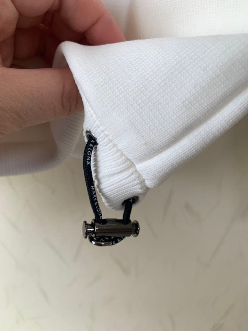 MARK & LONA ホワイト 長袖トレーナー