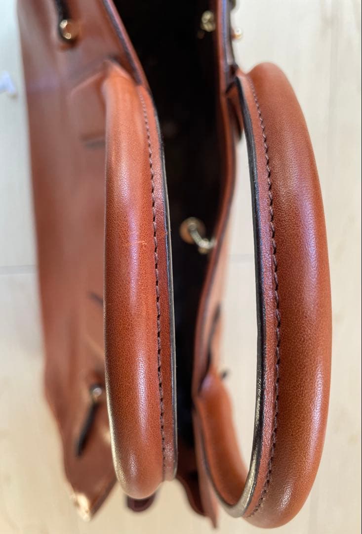 ⭐️美品⭐️ダコタDakota　トートバッグ　レザー軽量　 キャメル