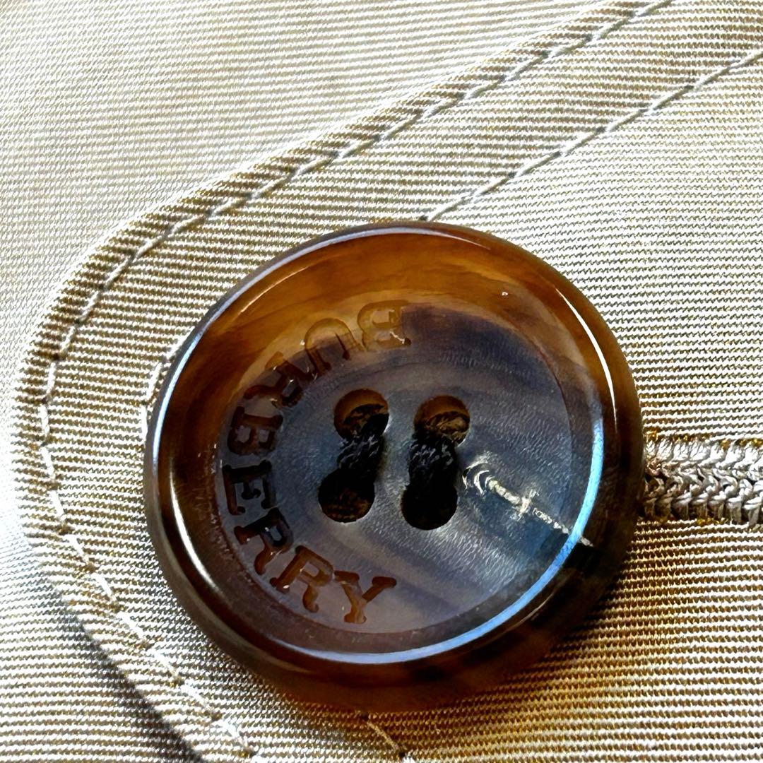 【美品】バーバリーロンドン ショートトレンチコート ノバチェック ベージュ 38