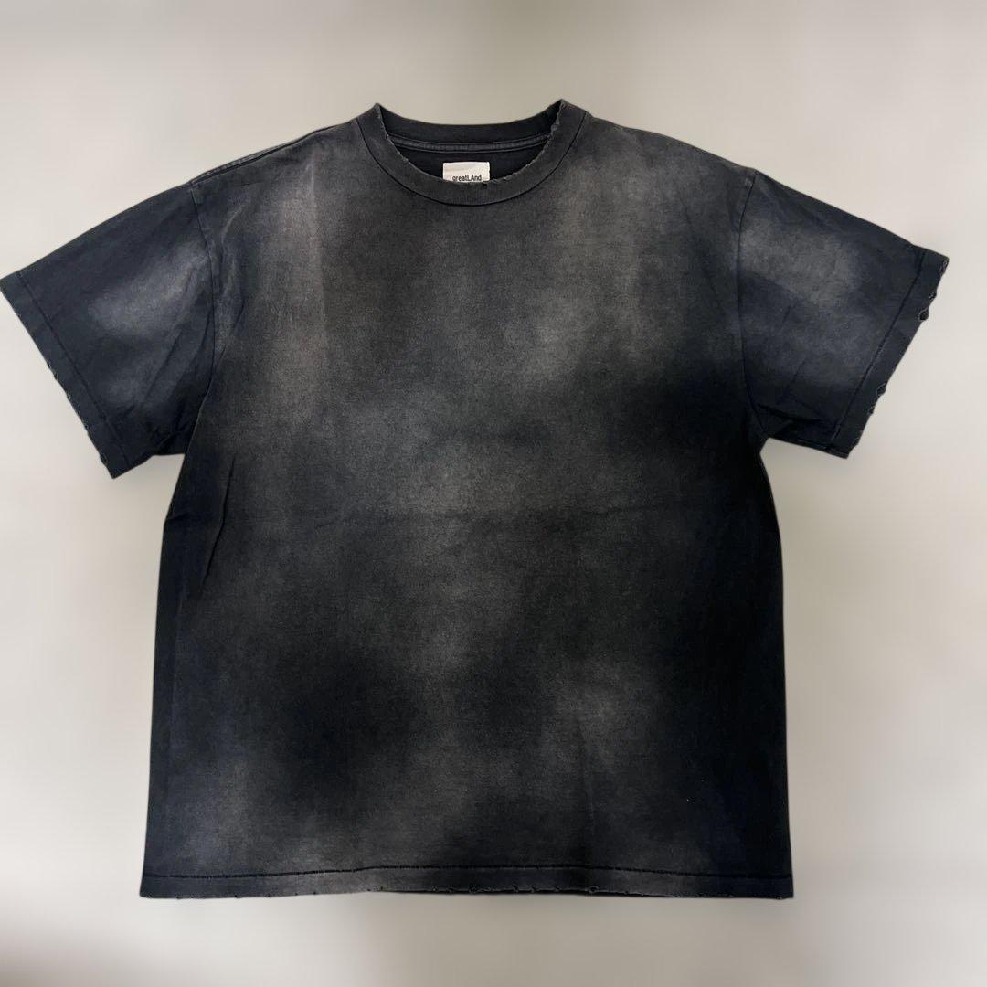 トップス greatLAnd JUDE CREWNECK TEE SUN FADE